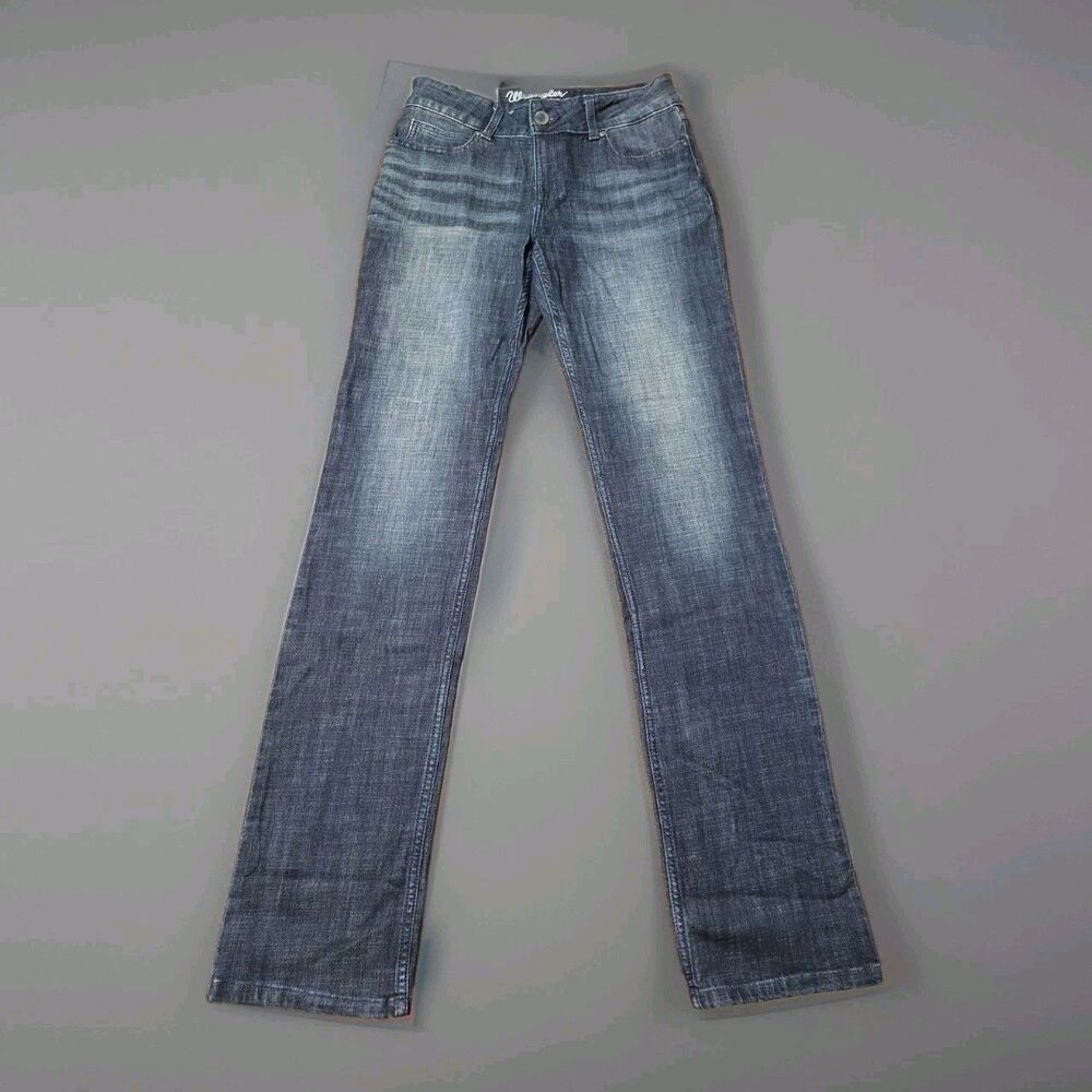 Wrangler Tall Womens Jeans 29/7 x 36 NWT Essentials Straight Leg Dark Wash